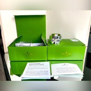 NWT Kate Spade 2 sets of 4 napkin rings